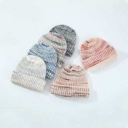 Wool Blend Knitted Beanie for Women, Casual, Warm, Ear Protection