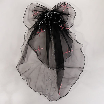 Bridal Veil Hair Accessories Crown Headpiece for Weddings and Photoshoots