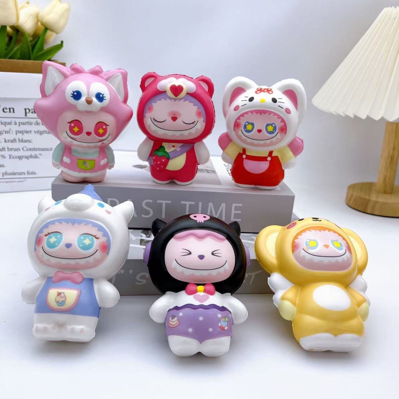 Labubu Sensory Squishy Plush PU Slow Rebound