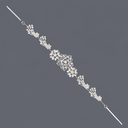 Elegant Floral Hairband with Rhinestones for Any Occasion