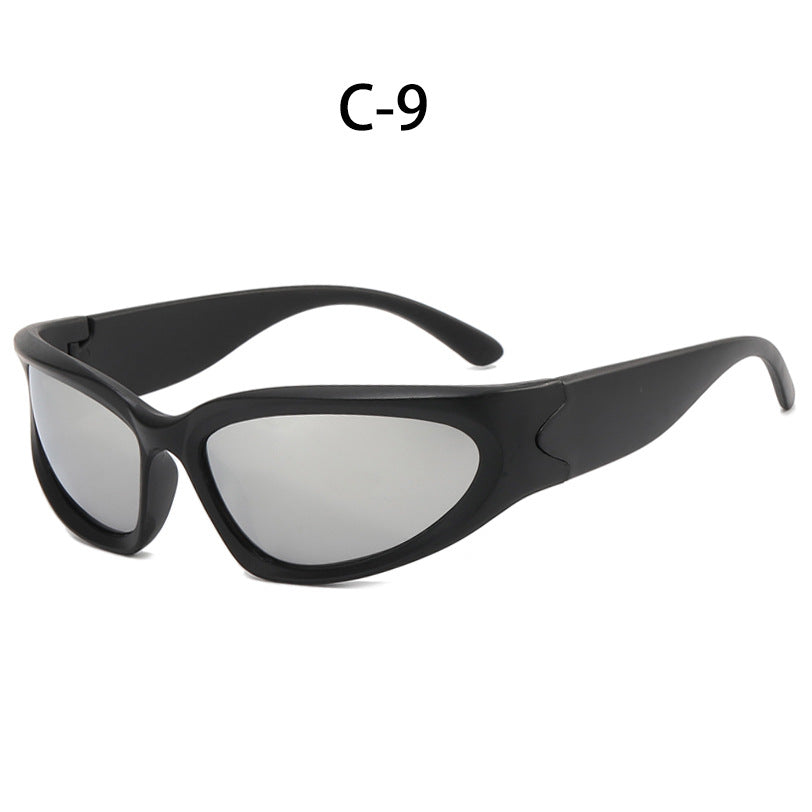 Y2K Style Oval Sunglasses with UV400 Protection