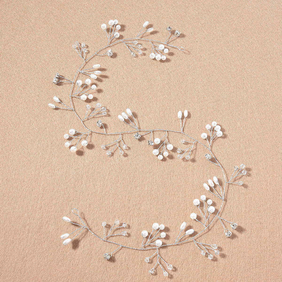 Handmade Pearl Headband Wedding Hairpiece