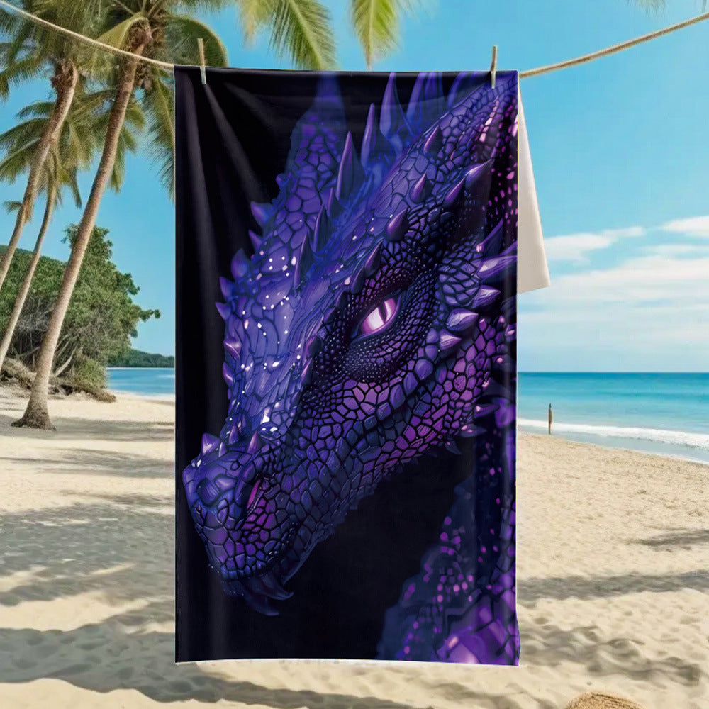 Ultra-Fine Microfiber Beach Towel Quick-Dry Bath Towel
