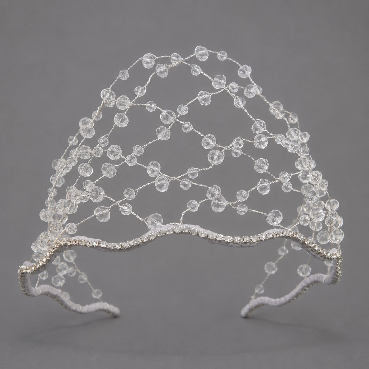 Handcrafted Crystal Beaded Headband Elegant Hair Accessory