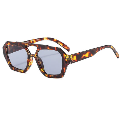Trendy Square Pilot Sunglasses UV400 Protection