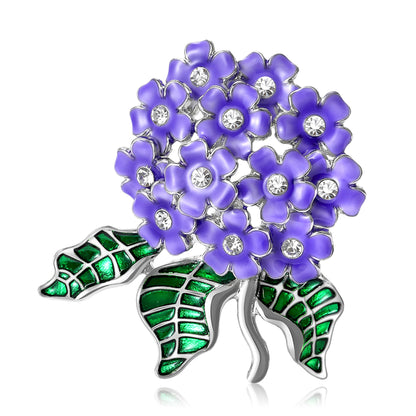 Floral Brooch Pin for Women | Alloy Plant Series Accessories