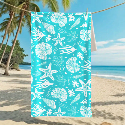 Ultra-Fine Microfiber Beach Towel Quick-Dry Bath Towel