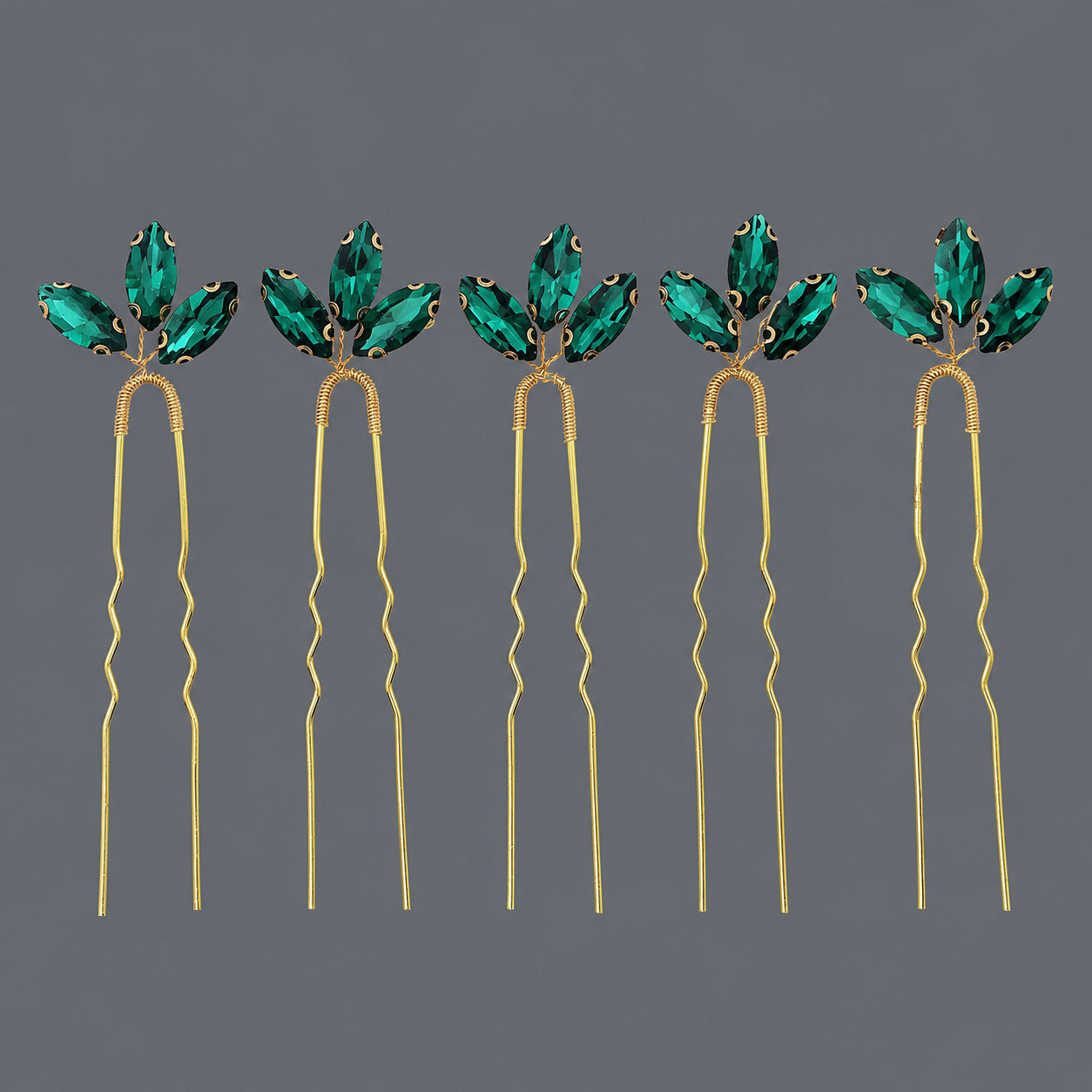 Handcrafted Pearl Hairpins With Rhinestones For Weddings