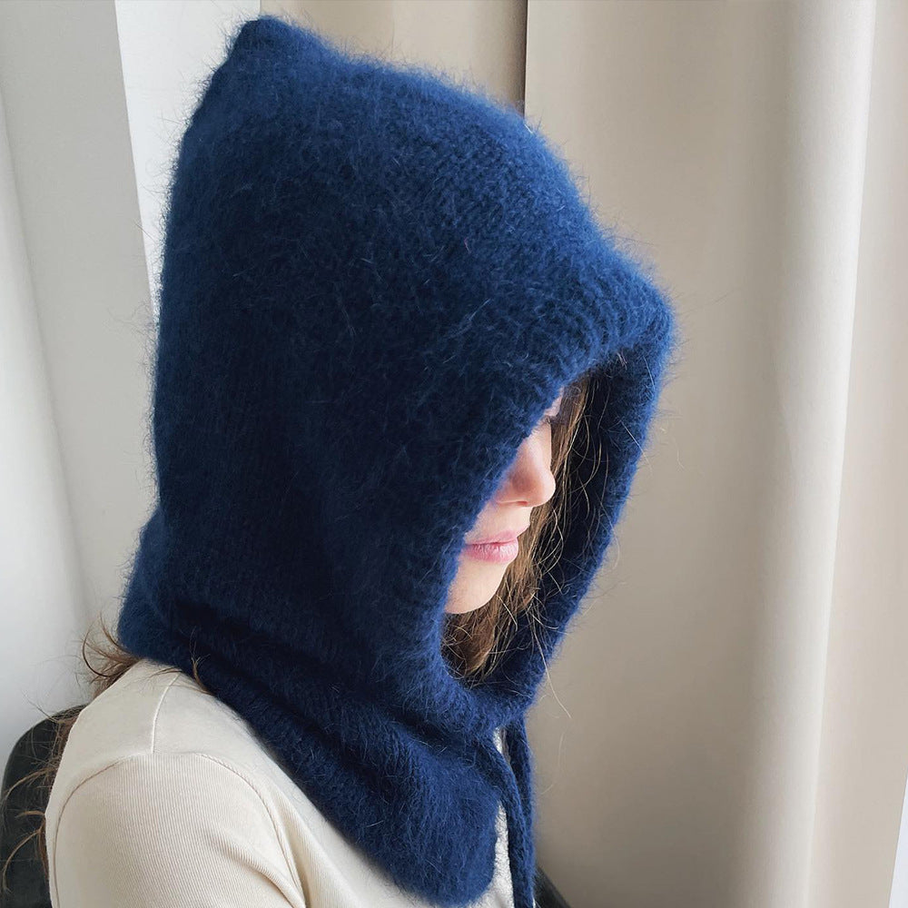 Trendy Knit Beanie with Neck Warmer – Fall/Winter Fashion