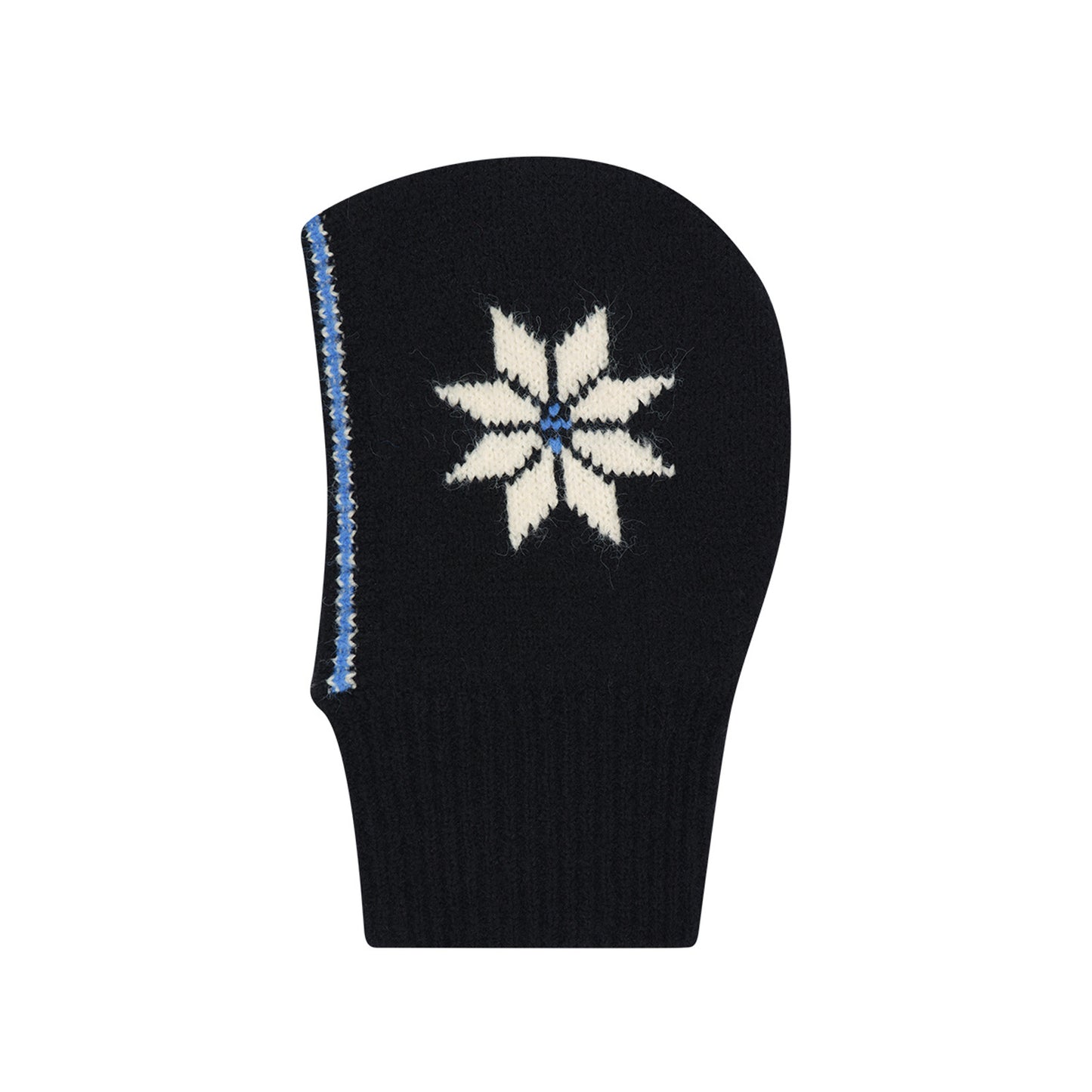 Christmas Snowflake Wool Knit Balaclava Hat for Women