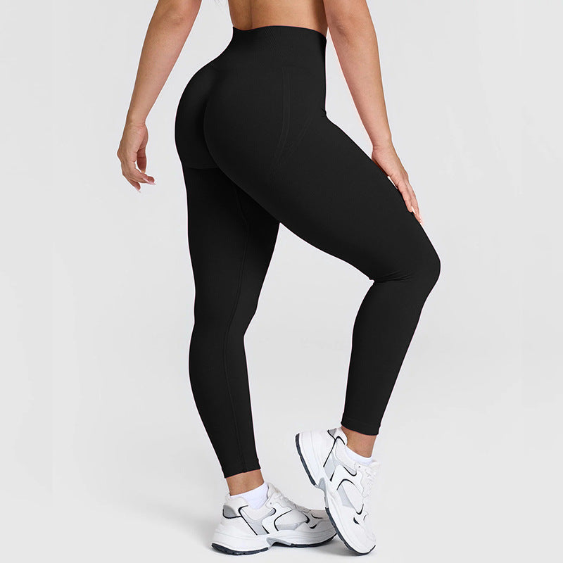High-Waisted Seamless Yoga Shorts for Women