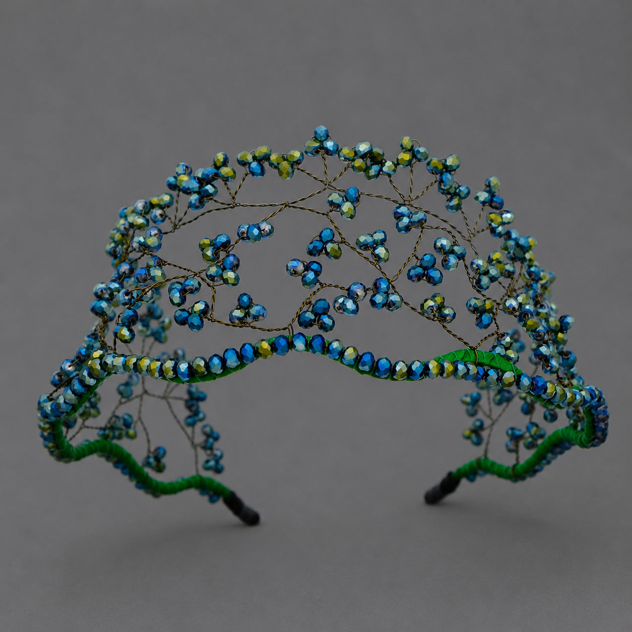 Handcrafted Crystal Beaded Headband Elegant Hair Accessory