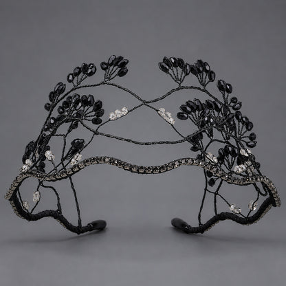 Handcrafted Crystal Beaded Headband Elegant Hair Accessory