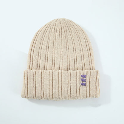 Trendy Solid Color Knitted Beanie for Men and Women