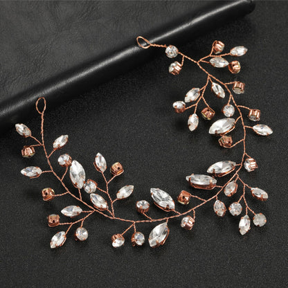 Rhinestone Headband Handmade Bridal Wedding Hair Accessories