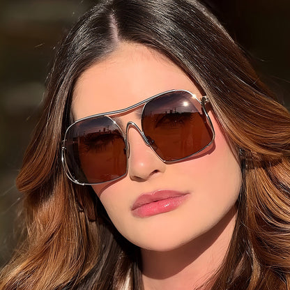 Trendy Fashion Metal Frame Sunglasses for Men and Women