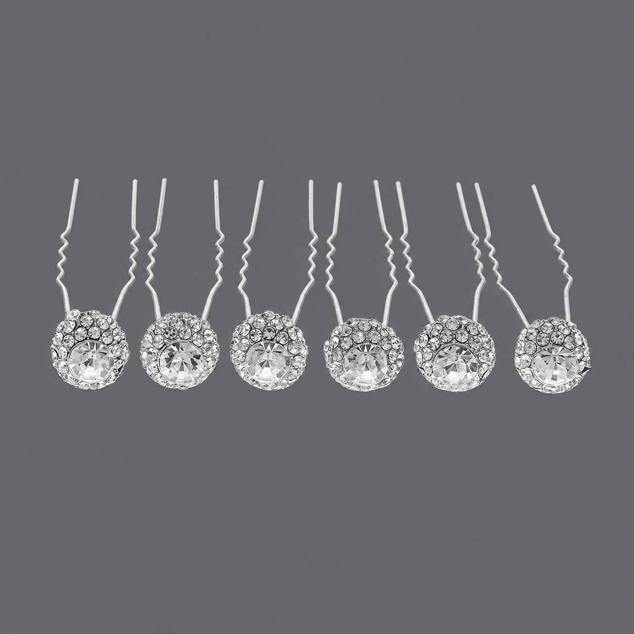 Handcrafted Pearl Hairpins With Rhinestones For Weddings