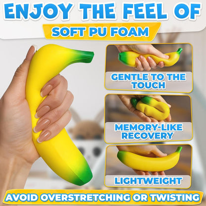 Slow Rise Fruit Squishy Sensory Foam Toy