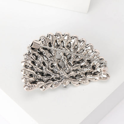 Fashionable Vintage Peacock Brooch Pin Creative Animal Accessory