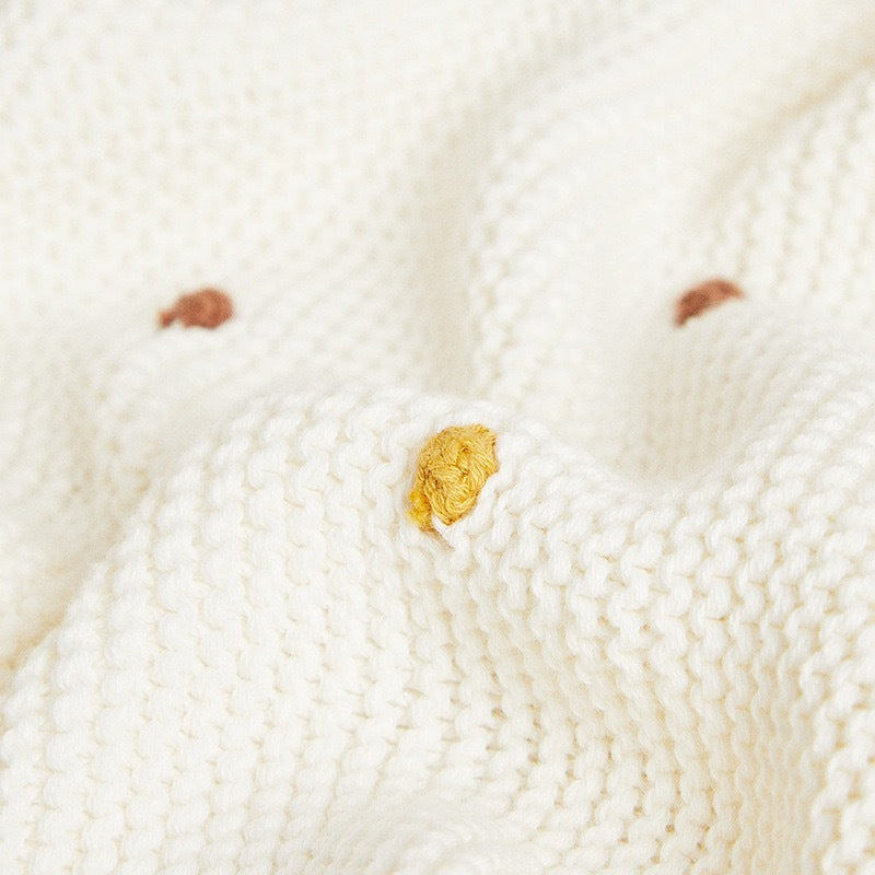 Cotton Woven Blanket with Fringe for Sofa and Napping