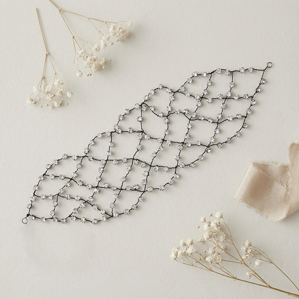 Fashionable Ethnic Style Soft Headband with Beads