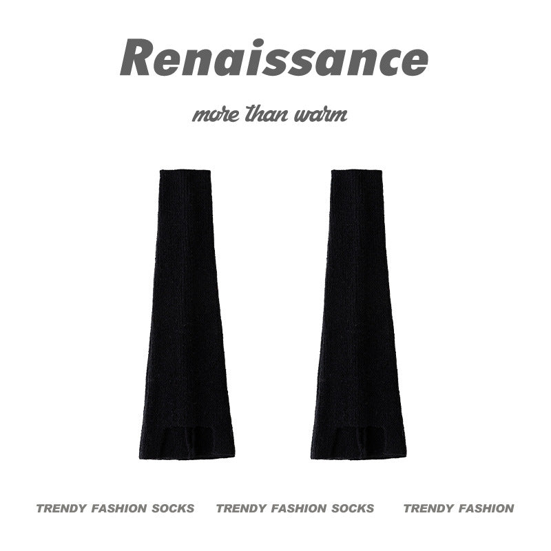 Renaissance Knit Calf Socks Acrylic Blend Layering