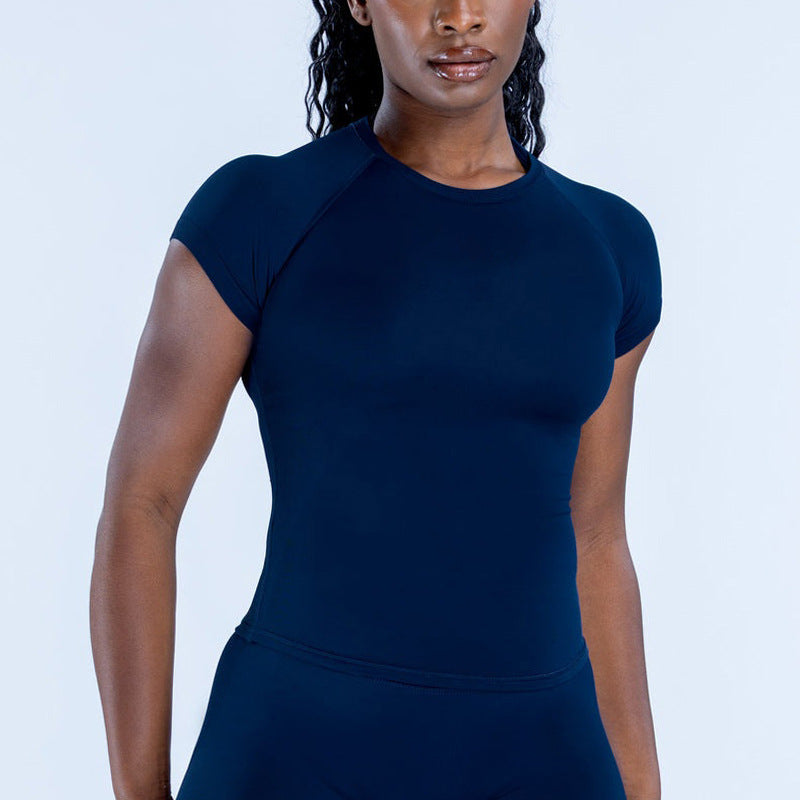High-Performance Short Sleeve Yoga T-Shirt for Women