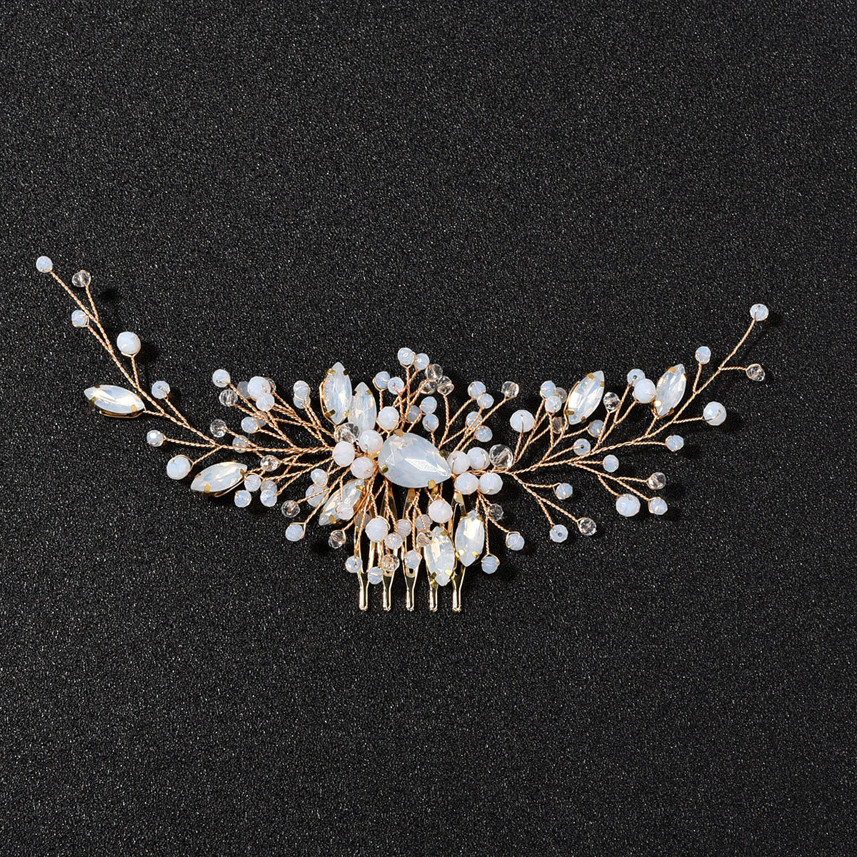 Handmade Rhinestone Bridal Hair Comb Wedding Accessories