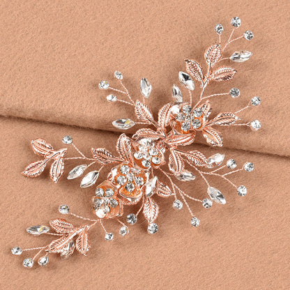 Trendy Pearl Embellished Alloy Hair Comb Bridal Hairpiece