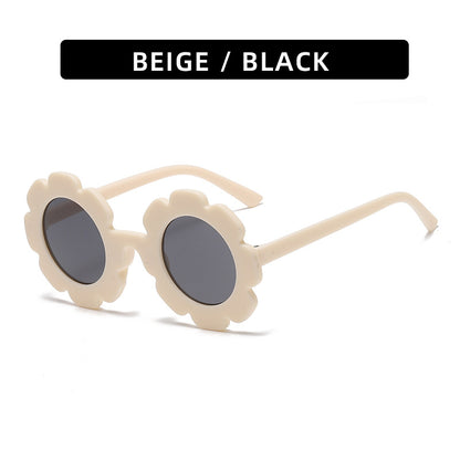Trendy Kids' Sunglasses Cute Sunflower Design UV400 Protection