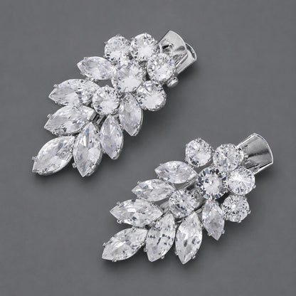 Elegant Zirconia Hair Clips for Everyday Style