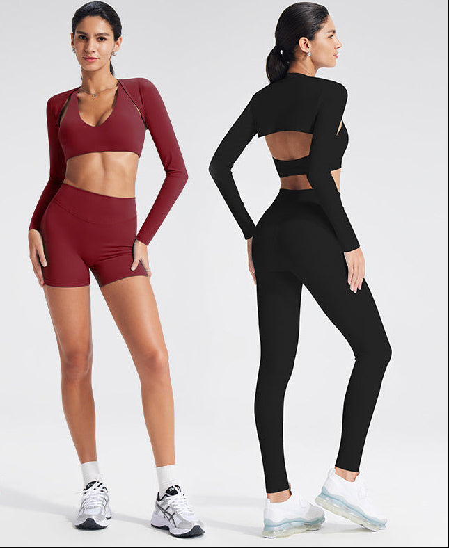 Lightweight Long Sleeve Yoga Shrug for Women