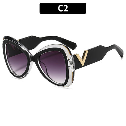 Butterfly Frame Sunglasses Trendy UV400 Protection Shades