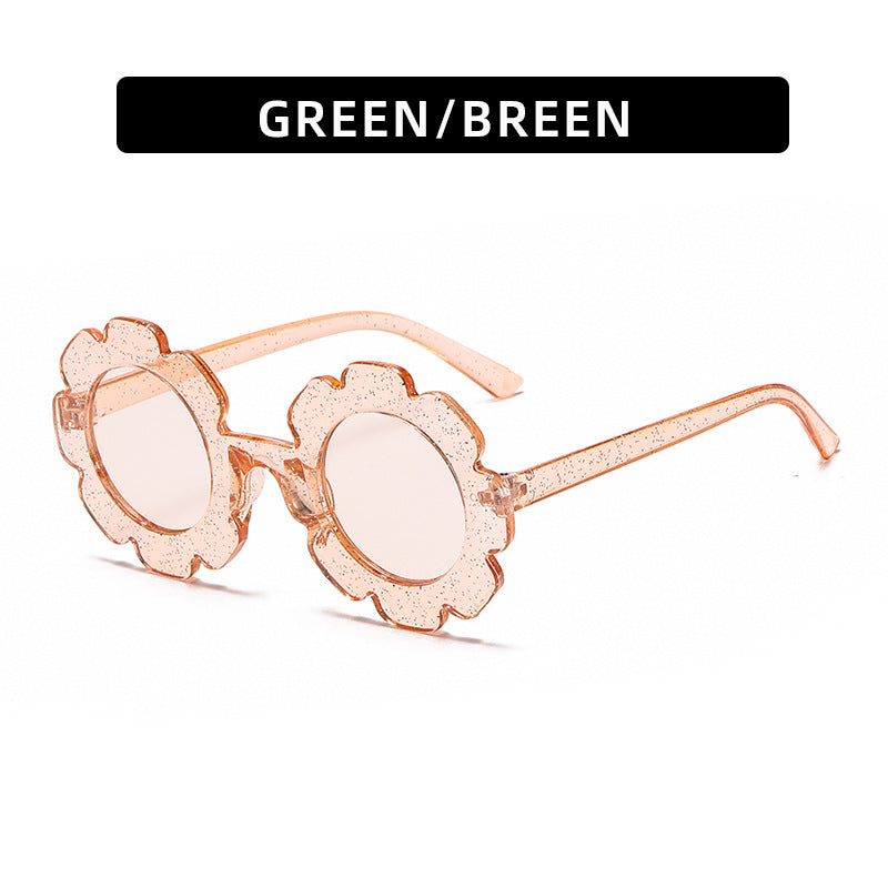 Trendy Kids' Sunglasses Cute Sunflower Design UV400 Protection