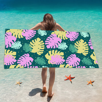 Printed Quick-Dry Microfiber Beach & Bath Towel