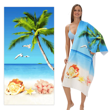 Microfiber Printed Beach Towel Bath Towel