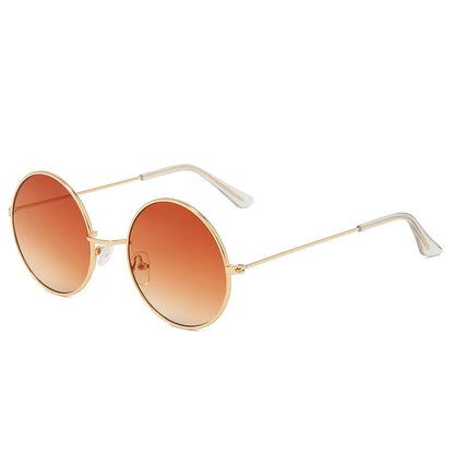 Vintage Round Frame Sunglasses for Men - UV400 Protection