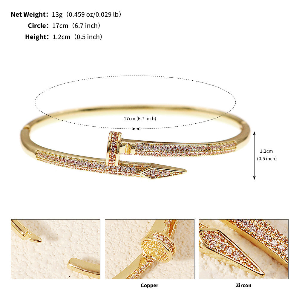 Crystal Studded Open Cuff Bracelet Elegant Jewelry for Weddings and Parties