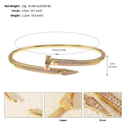 Crystal Studded Open Cuff Bracelet Elegant Jewelry for Weddings and Parties