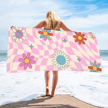 Custom Beach Towel Extra Large Microfiber Printed 100x180cm