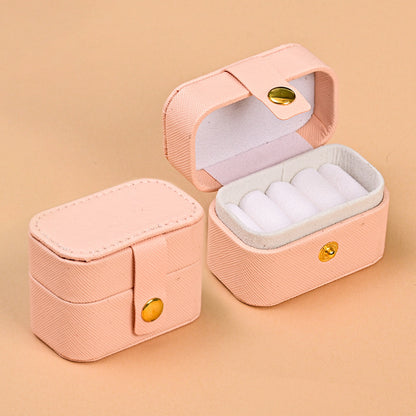 Mini Jewelry Ring Box Portable Travel Organizer