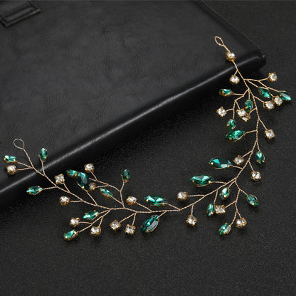 Rhinestone Headband Handmade Bridal Wedding Hair Accessories