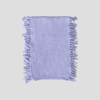 Knitted Tassel Wool Blend Scarf - Soft Casual Unisex Neck Warmer