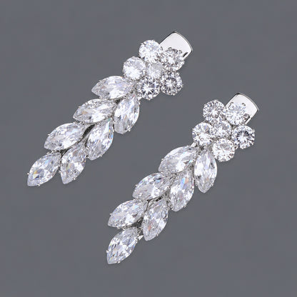 Elegant Zirconia Hair Clips for Everyday Style