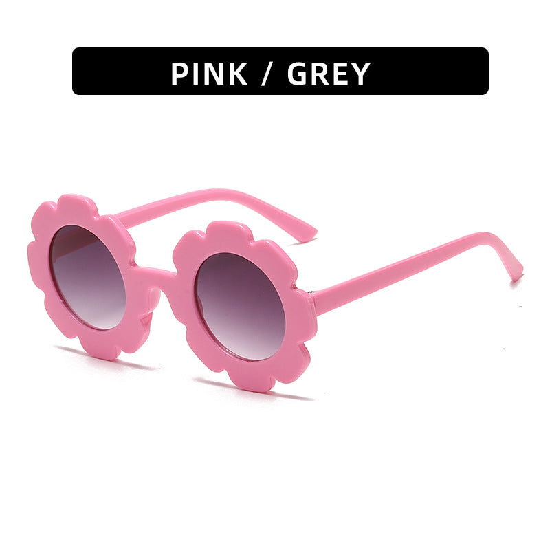 Trendy Kids' Sunglasses Cute Sunflower Design UV400 Protection