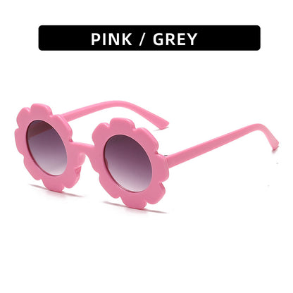 Trendy Kids' Sunglasses Cute Sunflower Design UV400 Protection