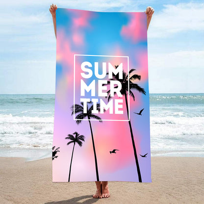 Customized Microfiber Beach Towel with Digital Print