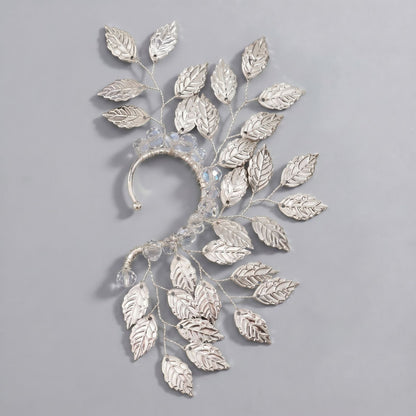 Handcrafted Pearl and Crystal Floral Earrings - Elegant and Versatile Accessories