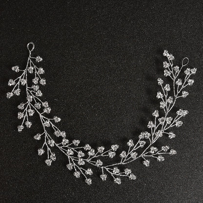 Pearl and Rhinestone Handmade Wedding Hairband