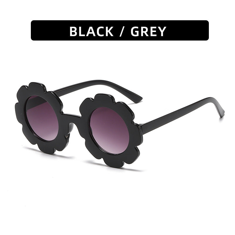 Trendy Kids' Sunglasses Cute Sunflower Design UV400 Protection